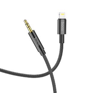 AUX кабель Hoco UPA19 1m Lightning black