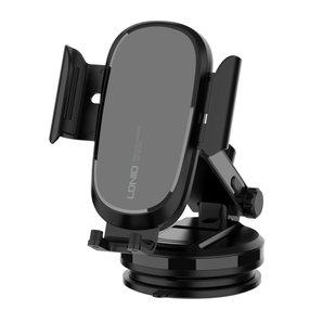 Автотримач LDNIO MW21-1 15W Wireless charger black