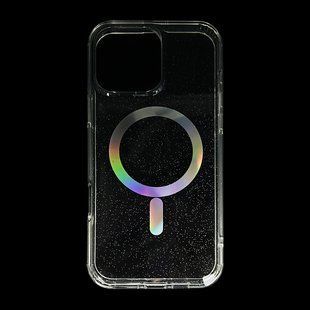 Чохол TPU case LAB Shiny Color with MagSafe для iPhone 16 Pro Max chameleon