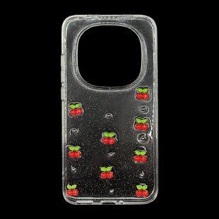 Накладка Glue Case HIT для Xiaomi Redmi Note 15 Pro 4G cherry TPU+PC