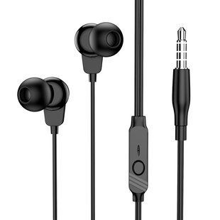 Наушники Borofone BM64 Goalant universal with mic 1.2m black