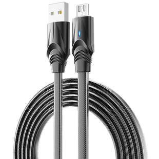 USB кабель Borofone BU12 Synergy Micro 2.4A/1.2m black