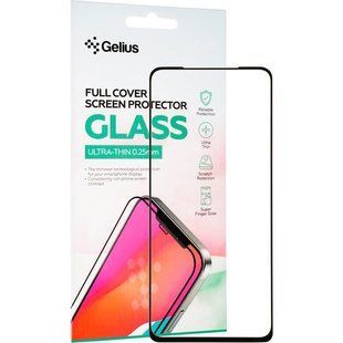 Защитное стекло Gelius Full cover Ultra Thin для Xiaomi Redmi Note 11 Pro black 0.25mm