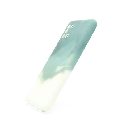 Силиконовый чехол WAVE Watercolor для Samsung A31 (TPU) green