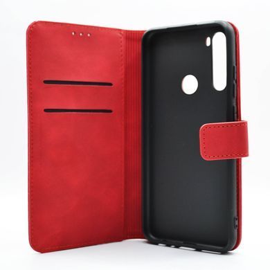 Чехол книжка Leather Book для Xiaomi Redmi Note 8T red SP