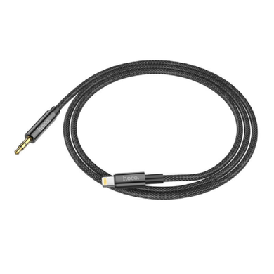 AUX кабель Hoco UPA19 1m Lightning black