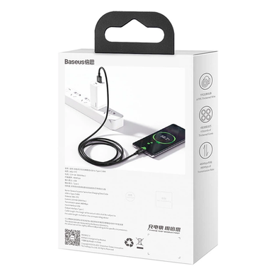 USB кабель Baseus CALYS-A01 Superior Series Fast Charging Type-C PD 66w 2m black