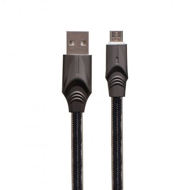 USB кабель Borofone BU12 Synergy Micro 2.4A/1.2m black