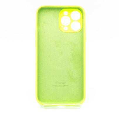 Силіконовий чохол Full Cover для iPhone 13 Pro Max party green Full Camera