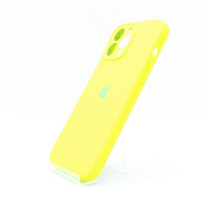 Силіконовий чохол Full Cover для iPhone 13 Pro Max party green Full Camera