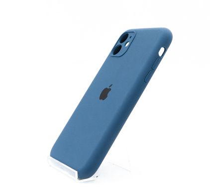 Силіконовий чохол Full Cover для iPhone 11 abyss blue Full Camera