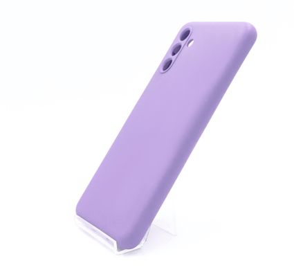 Силиконовый чехол SMTT для Samsung A05S lilac Full Camera с микрофиброй