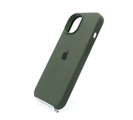 Силіконовий чохол Full Cover для iPhone 15 cyprus green