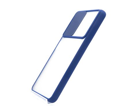 TPU чохол Camshield mate для Xiaomi Poco M4 Pro 5G/Note 11 5G blue шторка/захист камери
