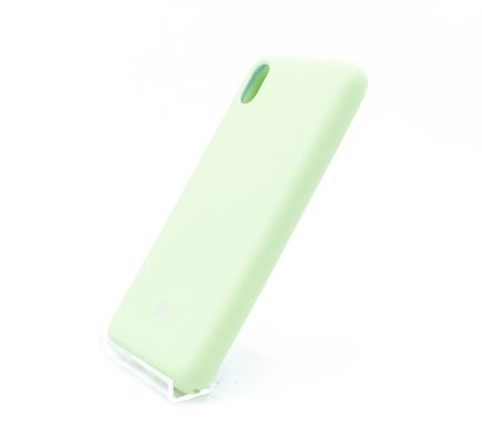 Силиконовый чехол Full Cover для Xiaomi Redmi 7A pistachio