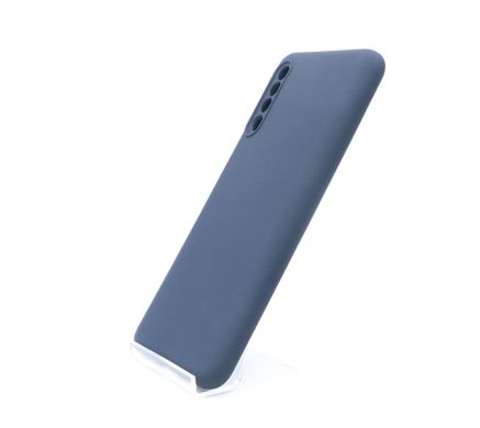 Силіконовий чохол Full Cover для Samsung A50/A50S/A30S midnight blue Full Camera без logo