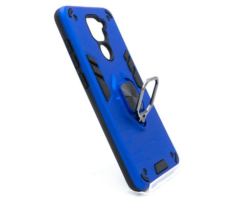Чохол SP Transformer Ring for Magnet для Xiaomi Redmi Note 9 4G blue протиударний