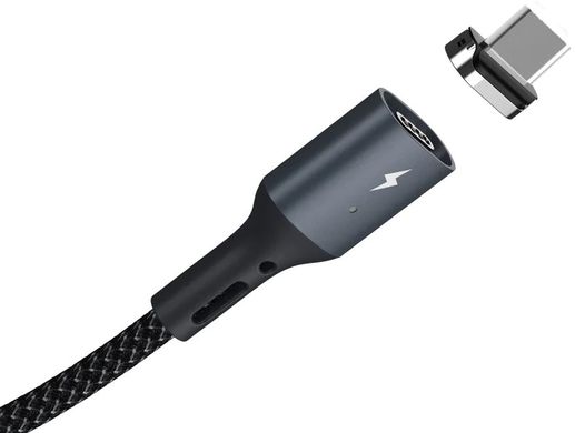 USB кабель Remax RC-156a Sigan Powerful Magnet Type-C 3A/1m black