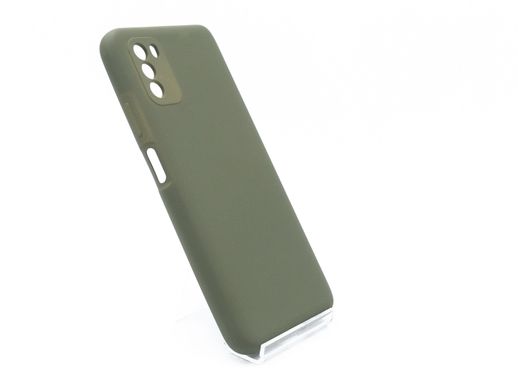 Силіконовий чохол Full Cover SP для Xiaomi Poco M3 dark olive