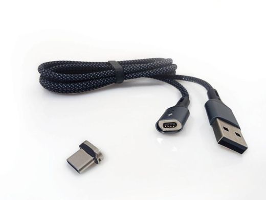 USB кабель Remax RC-156a Sigan Powerful Magnet Type-C 3A/1m black