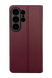 Чохол книжка FIBRA (рельєф) для Samsung S26 Ultra marsala (bordo) Full Camera