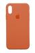 Силіконовий чохол Full Cover для iPhone X/XS electric orange