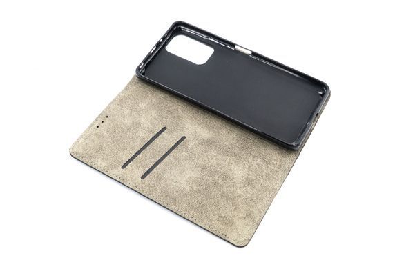 Чехол книжка Carbon для Xiaomi Redmi Note 10 Pro/Note 10 Pro Max black (4you)