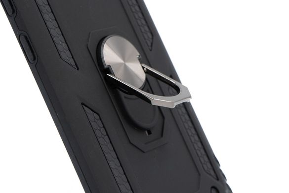 Чохол Serge Ring for Magnet для Samsung A10 black протиударний з магнітним тримачем