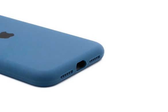 Силіконовий чохол Full Cover для iPhone 11 abyss blue Full Camera