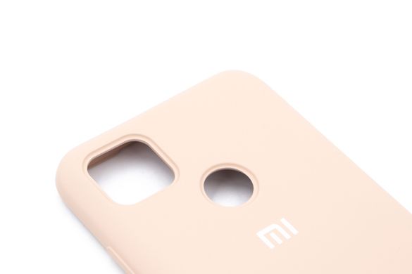 Силиконовый чехол Full Cover для Xiaomi Redmi 9C pink sand