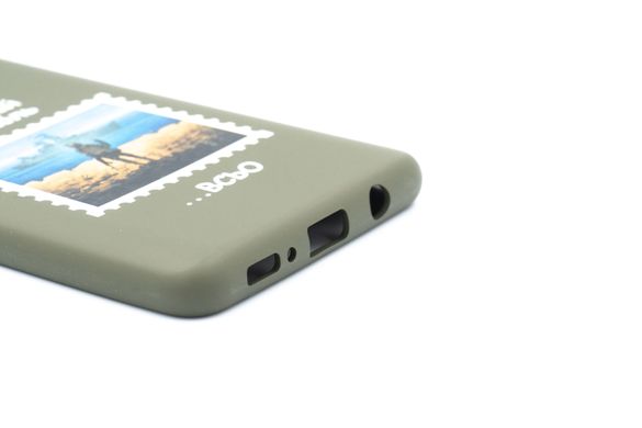 Силіконовий чохол Full Cover MyPrint для Samsung A71 dark olive (Всьо)