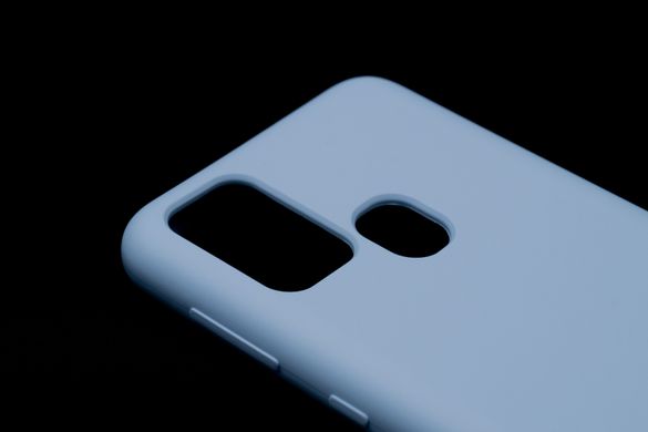 Силиконовый чехол Full Cover SP для Samsung M31 mist blue