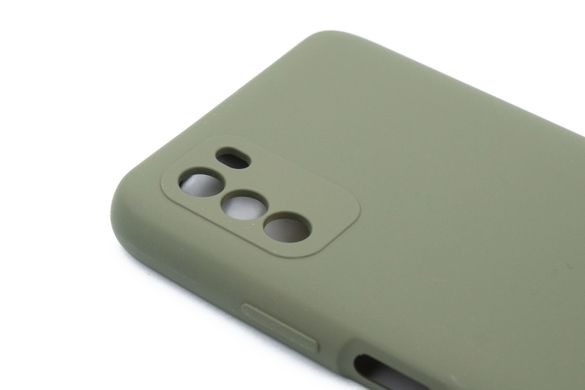 Силіконовий чохол Full Cover SP для Xiaomi Poco M3 dark olive