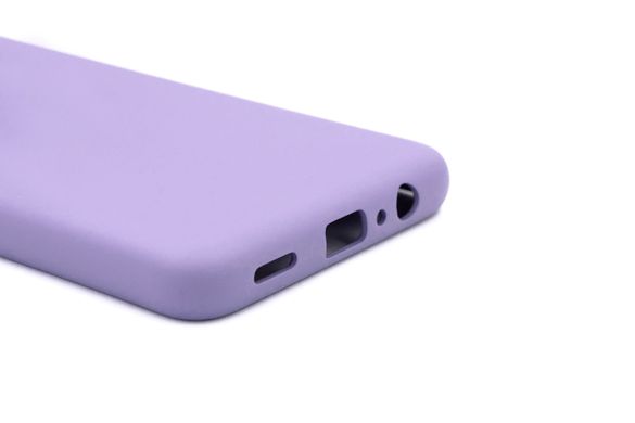 Силіконовий чохол SMTT для Samsung A05S lilac Full Camera з мікрофіброю