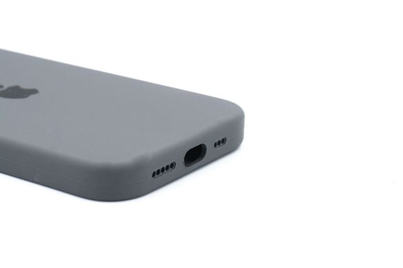 Силіконовий чохол Full Cover для iPhone 14 Pro dark grey