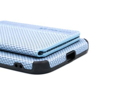 TPU чохол Card Holder для iPhone 13 Pro Max blue Full Camera