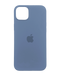 Силіконовий чохол with MagSafe для iPhone 15 winter blue 1:1 Smart animation