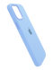 Силиконовый чехол with MagSafe для iPhone 12/12 Pro cloud blue 1:1 Smart animation
