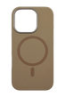 Силіконовий чохол Fibra OmniMag для iPhone 16 Pro brown