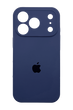 Силіконовий чохол Full Cover для iPhone 17 Pro deep navy Full Camera