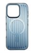 TPU чехол Ribbed Matte with MagSafe для iPhone 16 Pro blue