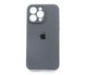 Силіконовий чохол Full Cover для iPhone 14 Pro Max pebble (dark gray) Full Camera