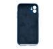 Силиконовый чехол Full Cover для iPhone 11 abyss blue Full Camera