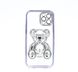 Силіконовий чохол Perfomance bear для iPhone 12 Pro deep purple Full Camera