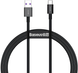 USB кабель Baseus CALYS-A01 Superior Series Fast Charging Type-C PD 66w 2m black