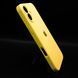 Силіконовий чохол Full Cover для iPhone 16 Plus yellow Full Camera