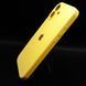 Силіконовий чохол Full Cover для iPhone 16 Plus yellow Full Camera