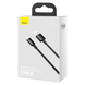 USB кабель Baseus CALYS-A01 Superior Series Fast Charging Type-C PD 66w 2m black