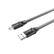 USB кабель Borofone BU12 Synergy Micro 2.4A/1.2m black