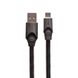 USB кабель Borofone BU12 Synergy Micro 2.4A/1.2m black